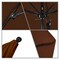 California Umbrella 9' Black Aluminum Market Patio Umbrella, Sunbrella Bay Brown 194061335314 - alternate 3